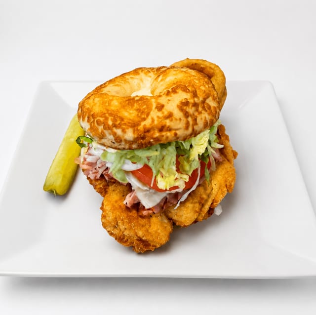 Chicken Cordon Bleu Sandwich.