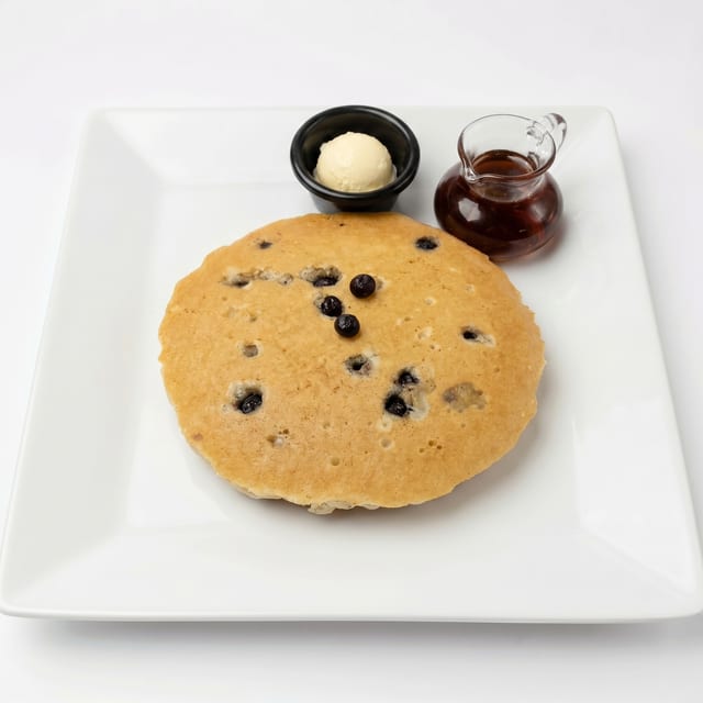 Blueberry Pancakes.