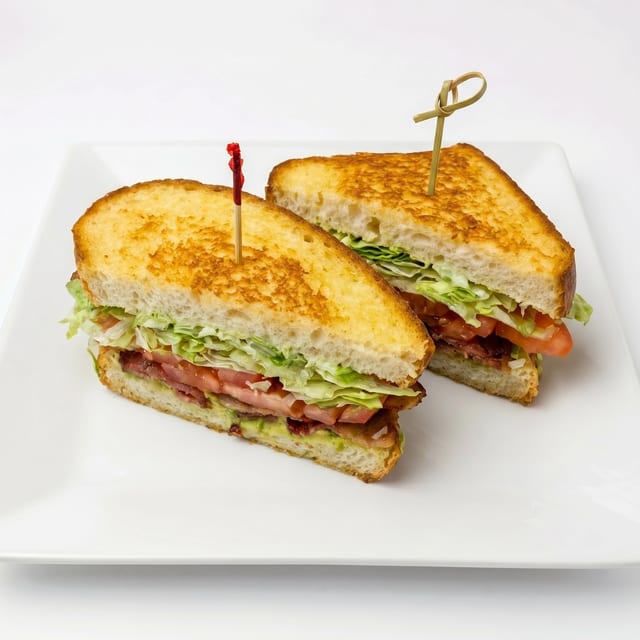 Grilled BLT Sandwich.