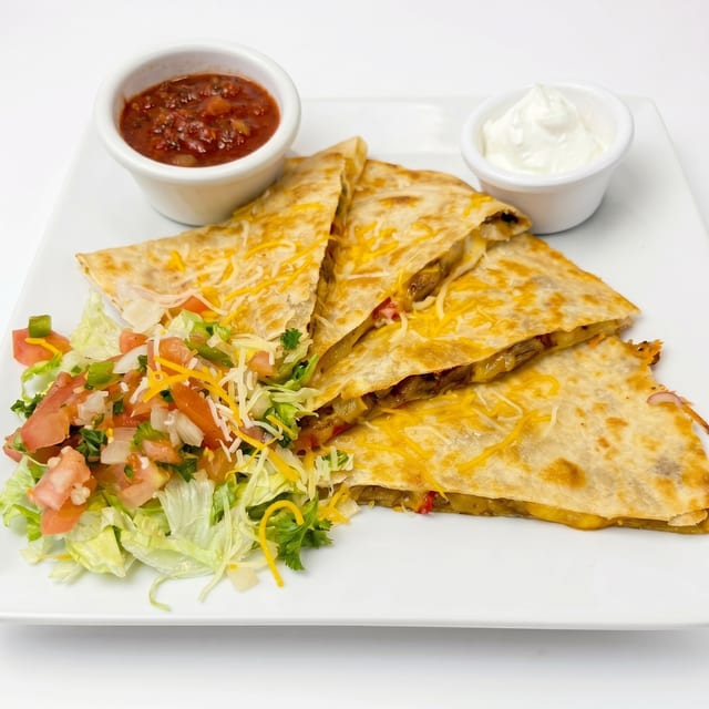 Chicken Bacon Quesadilla.