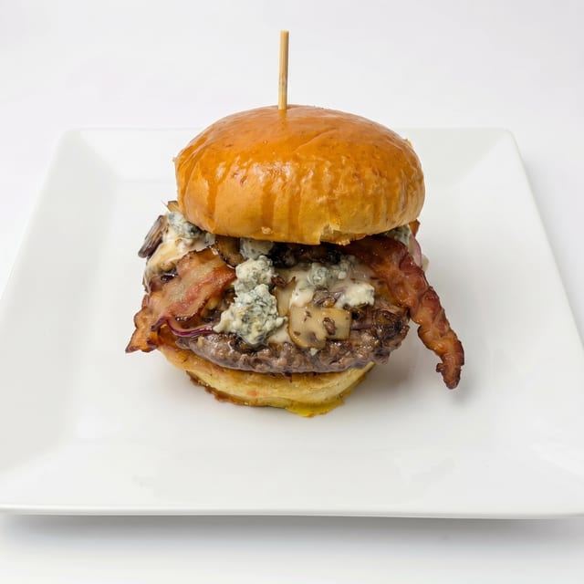 Black N' Bleu Burger.