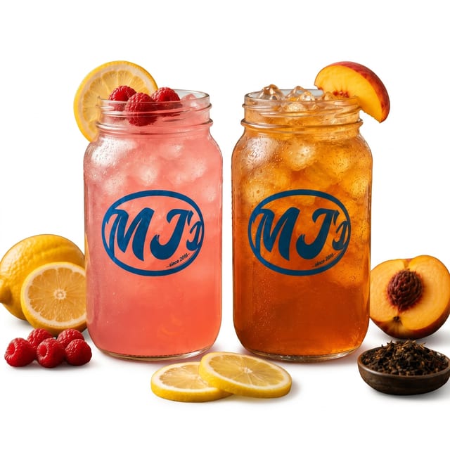 Hand Shaken Flavored Iced Tea.
